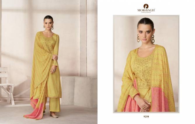 AASHIRWAD MOR BAGH Heavy Fancy Designer Festive Wear Silk Latest Salwar Suit Collection
